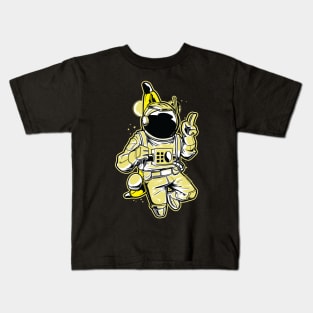 Astronaut Banana Lover Kids T-Shirt